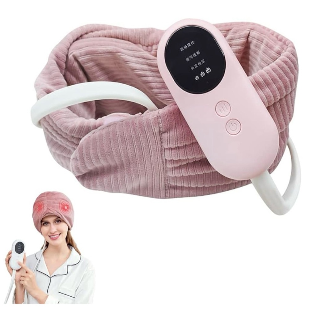 Automatic Scalp Massager Heated Head Mask Airbag Massager